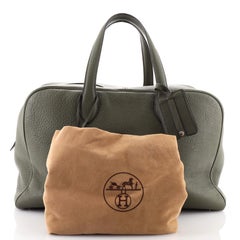 Hermes Victoria II Travel Handbag Clemence 43