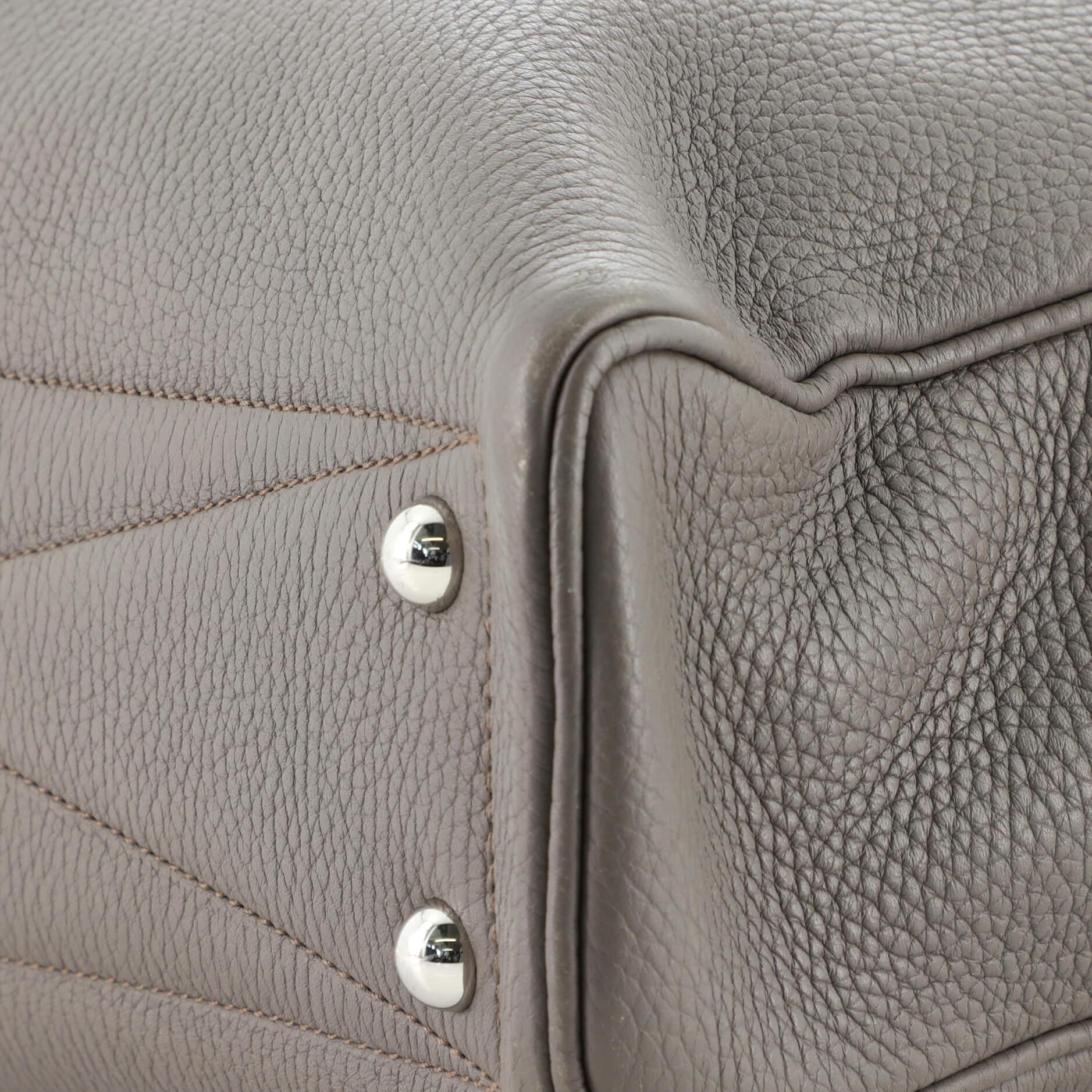 Women's or Men's Hermes Victoria II Travel Handbag Clemence 43
