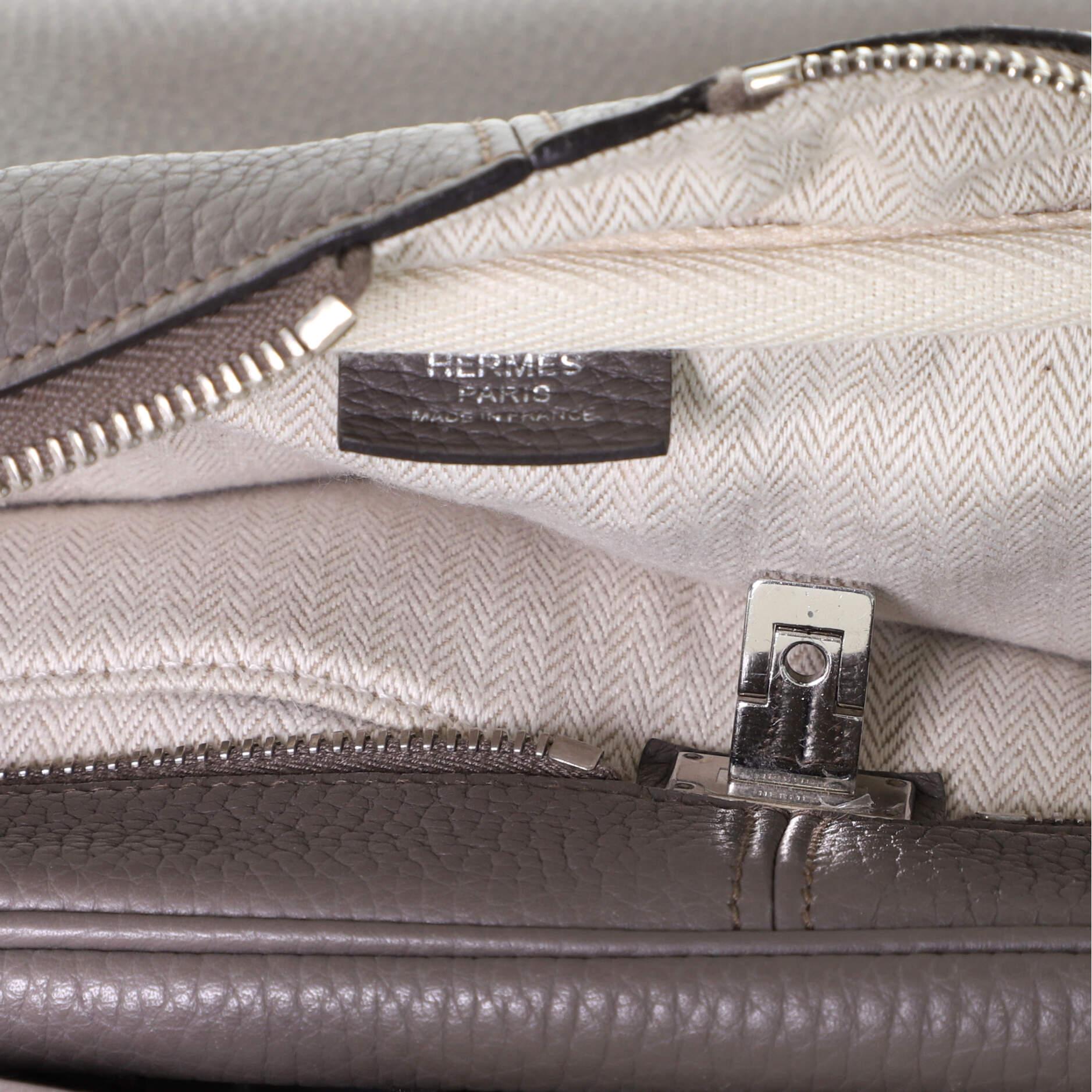 Hermes Victoria II Travel Handbag Clemence 43 1