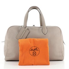Hermes Victoria Travel Bag Clemence 43