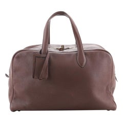 Hermes Victoria Travel Bag Clemence 43