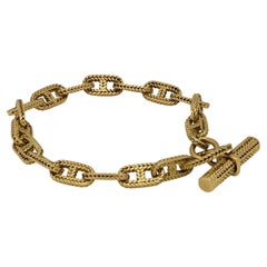 Hermès Vintage 18ct Gold Chaine d'Ancre Bracelet Circa 1960s