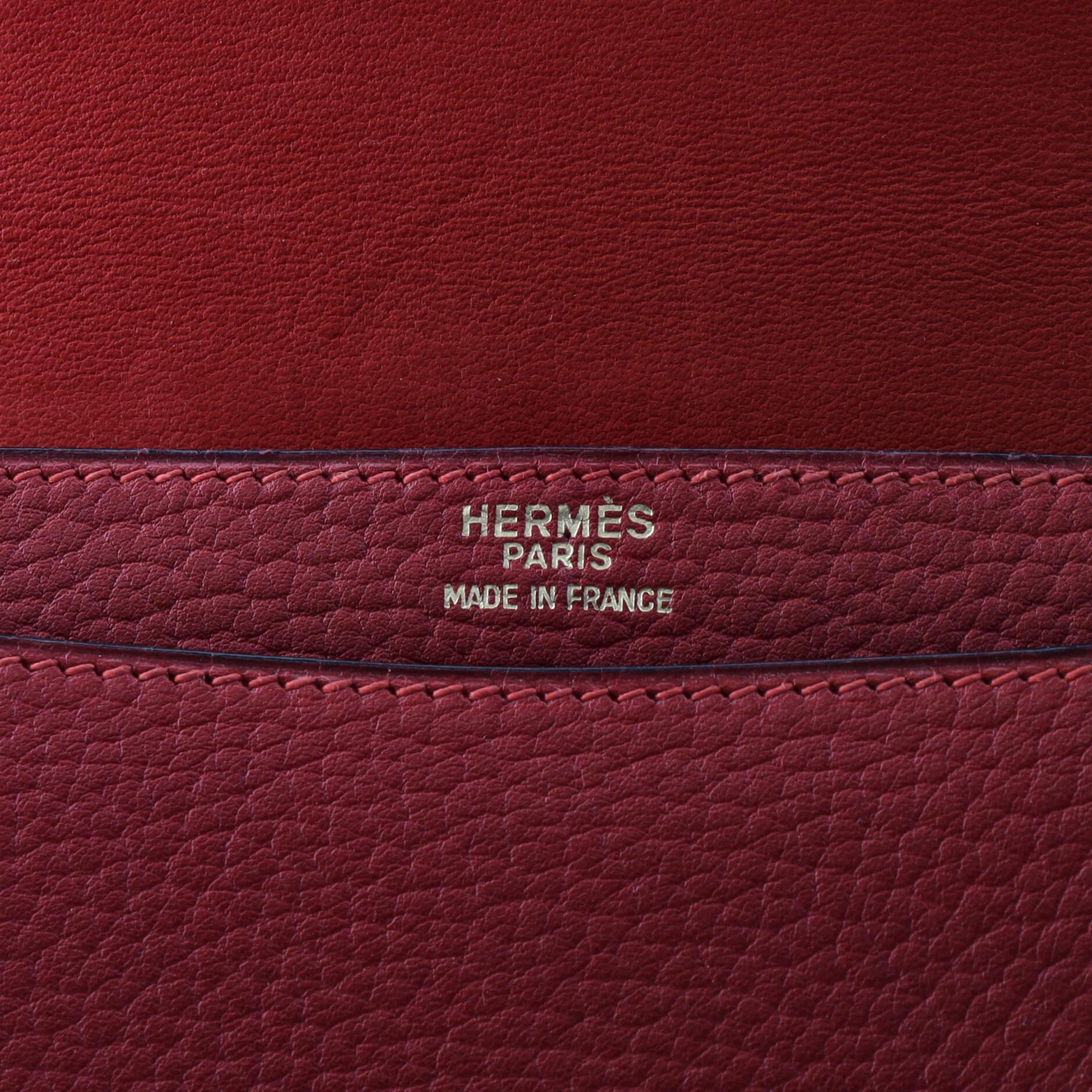 Hermes Vintage 1938 Clutch Leather 1