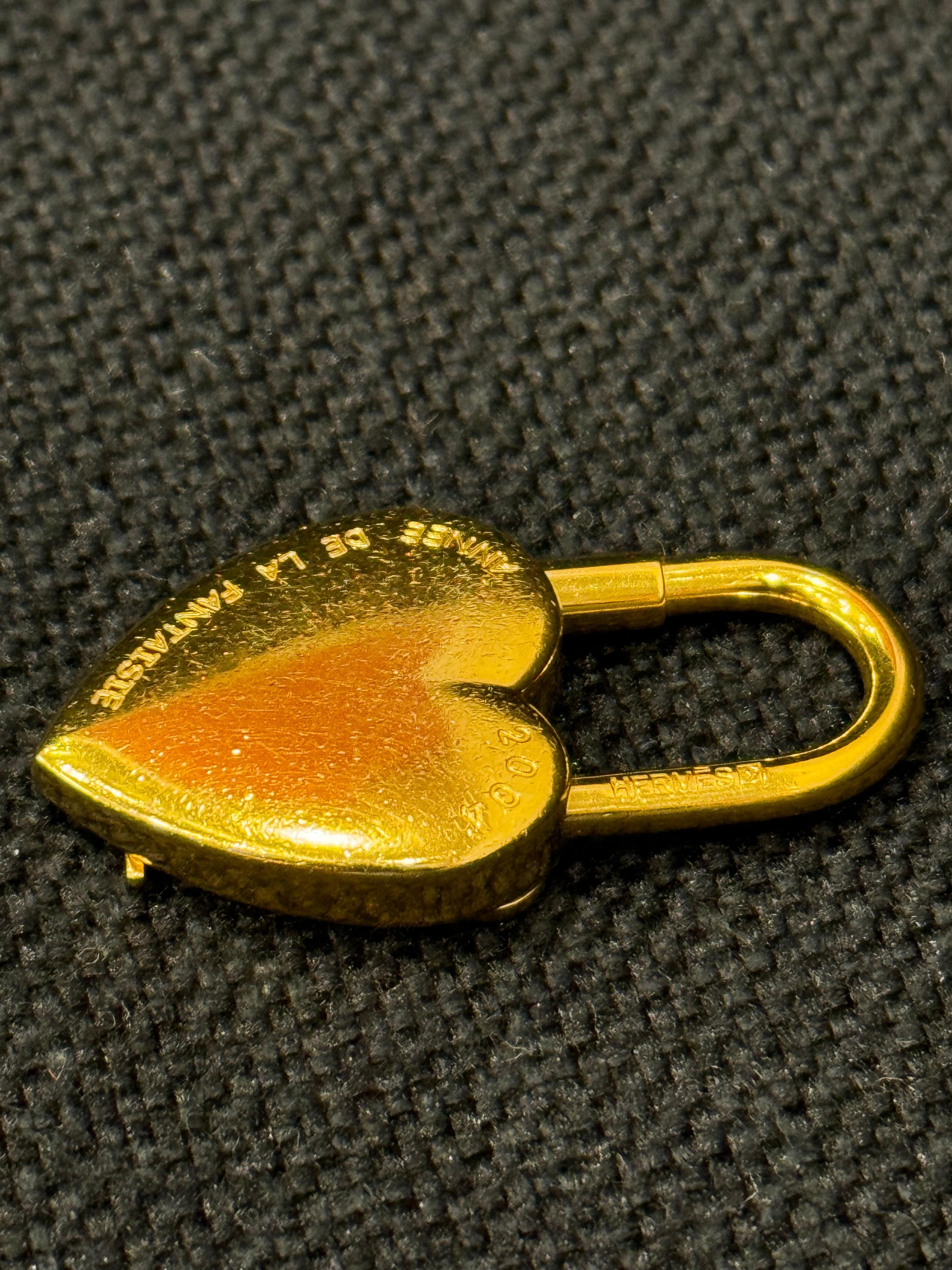 hermes heart charm