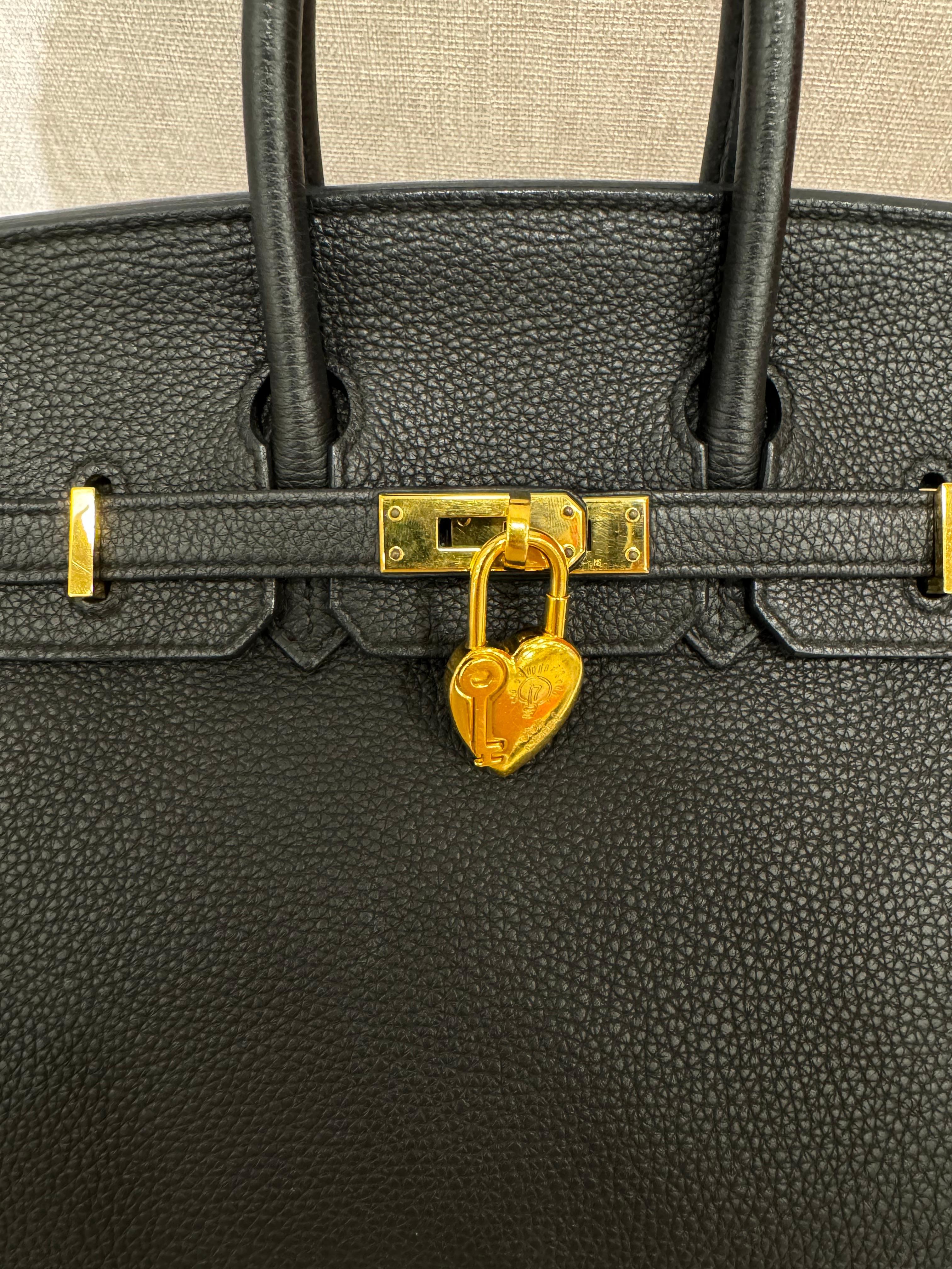 Hermes Vintage 2004 Annee De La Fantaisie Gold Cadena Bag Charm 1