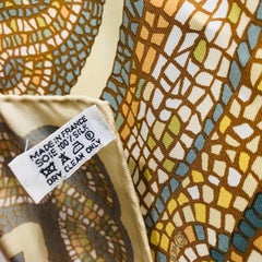 HERMES Vintage 90'' Scarf  "Sous L e Cedre"