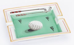 Hermès Vintage Ashtray Golf Motiv