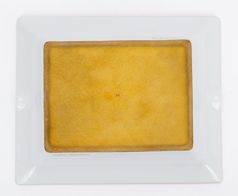 Hermès Vintage Ashtray Horse Blanket For Sale at 1stDibs