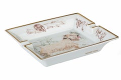 Hermès Vintage Ashtray with a Schnauzer