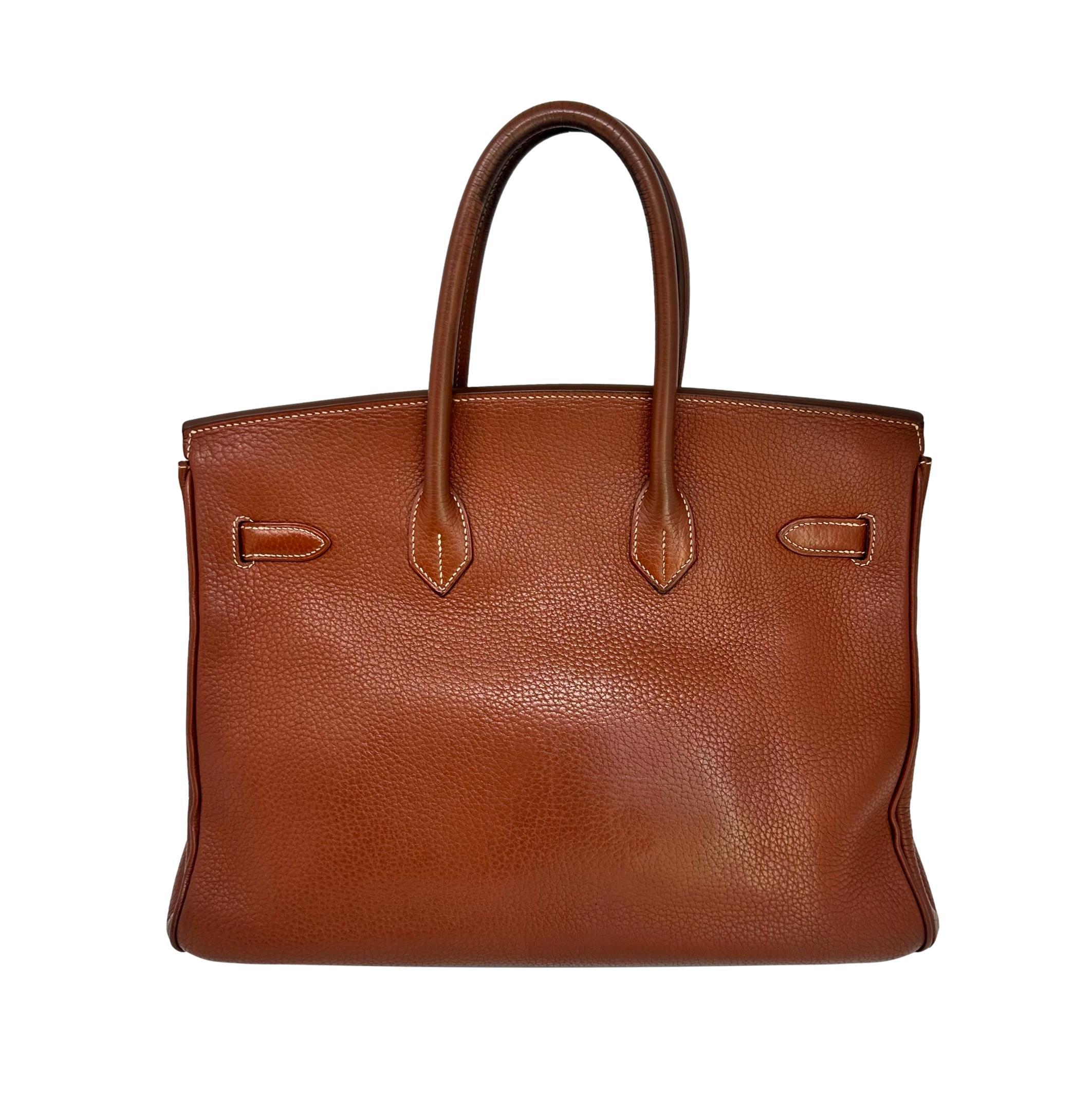 Description: This is an Hermes Vintage Birkin 35 