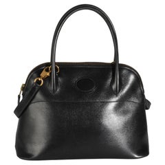 Hermès Vintage Black Box Mini Bolide GHW
