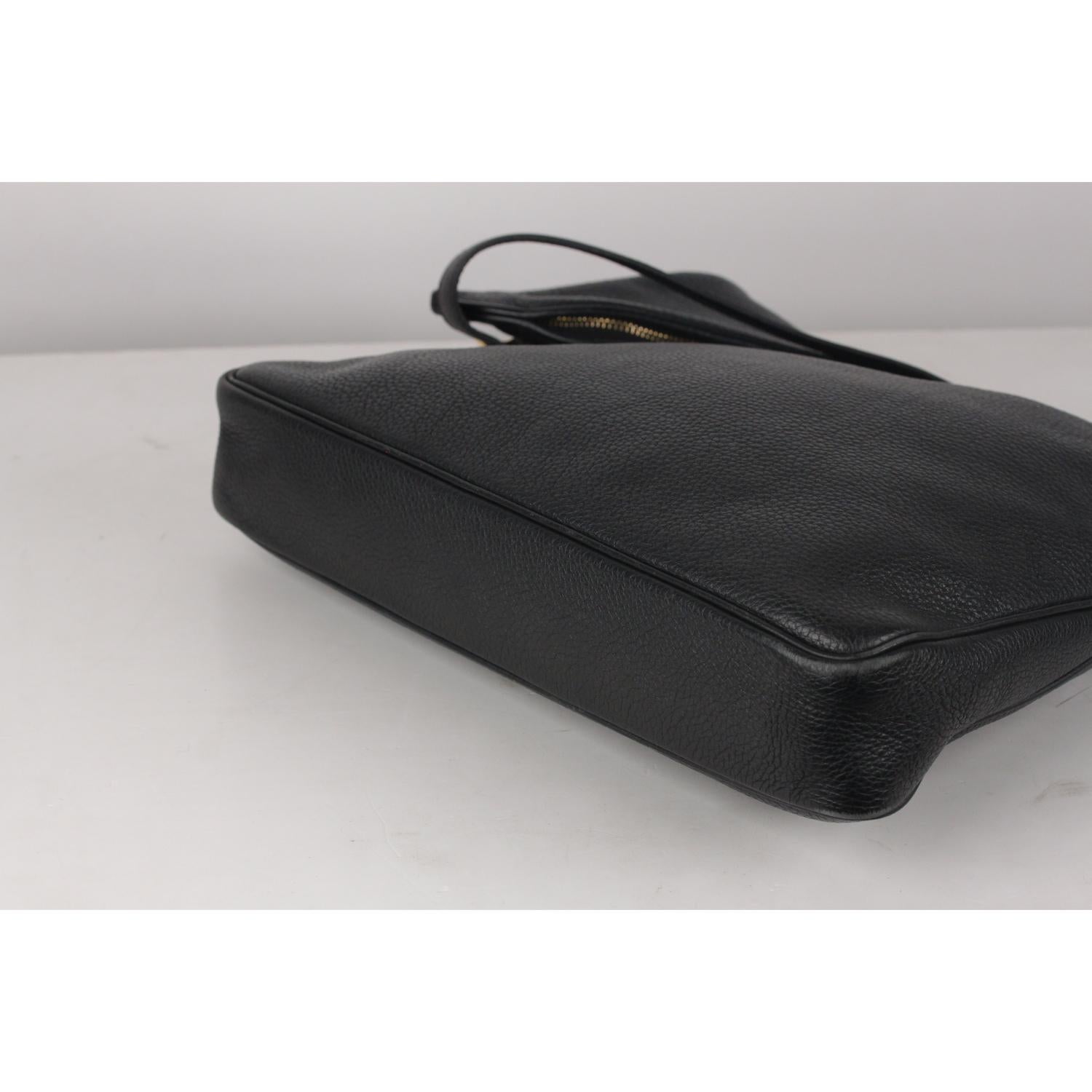 Hermes Vintage Black Leather Sac Massai PM Hobo Shoulder Bag 2