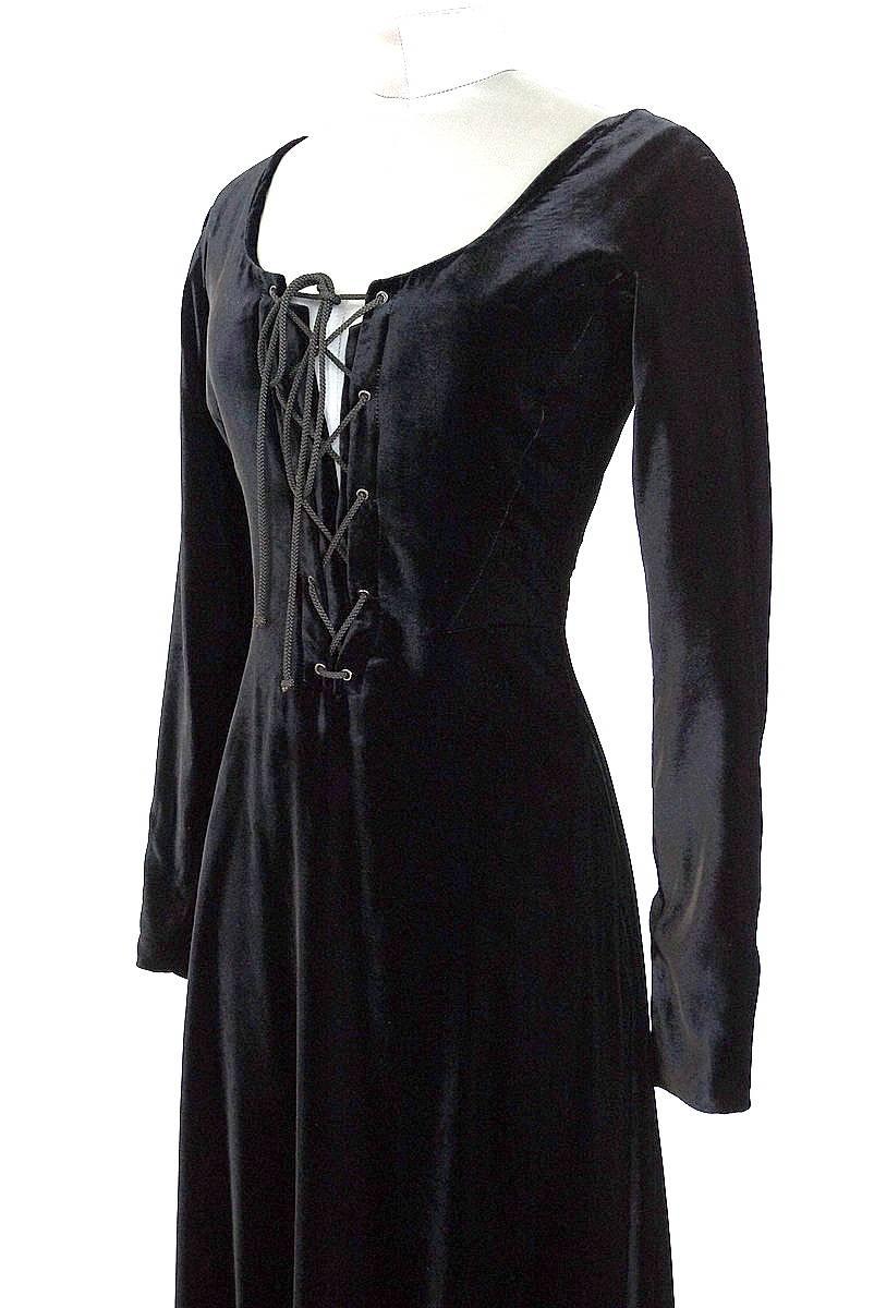 hermes black dress