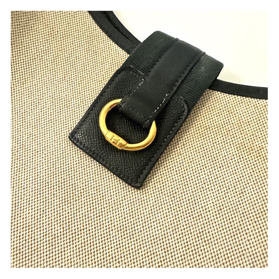 Beige Hermès vintage blue Tsako For Sale
