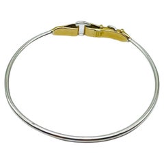 Hermes vintage Bracelet in belt optic