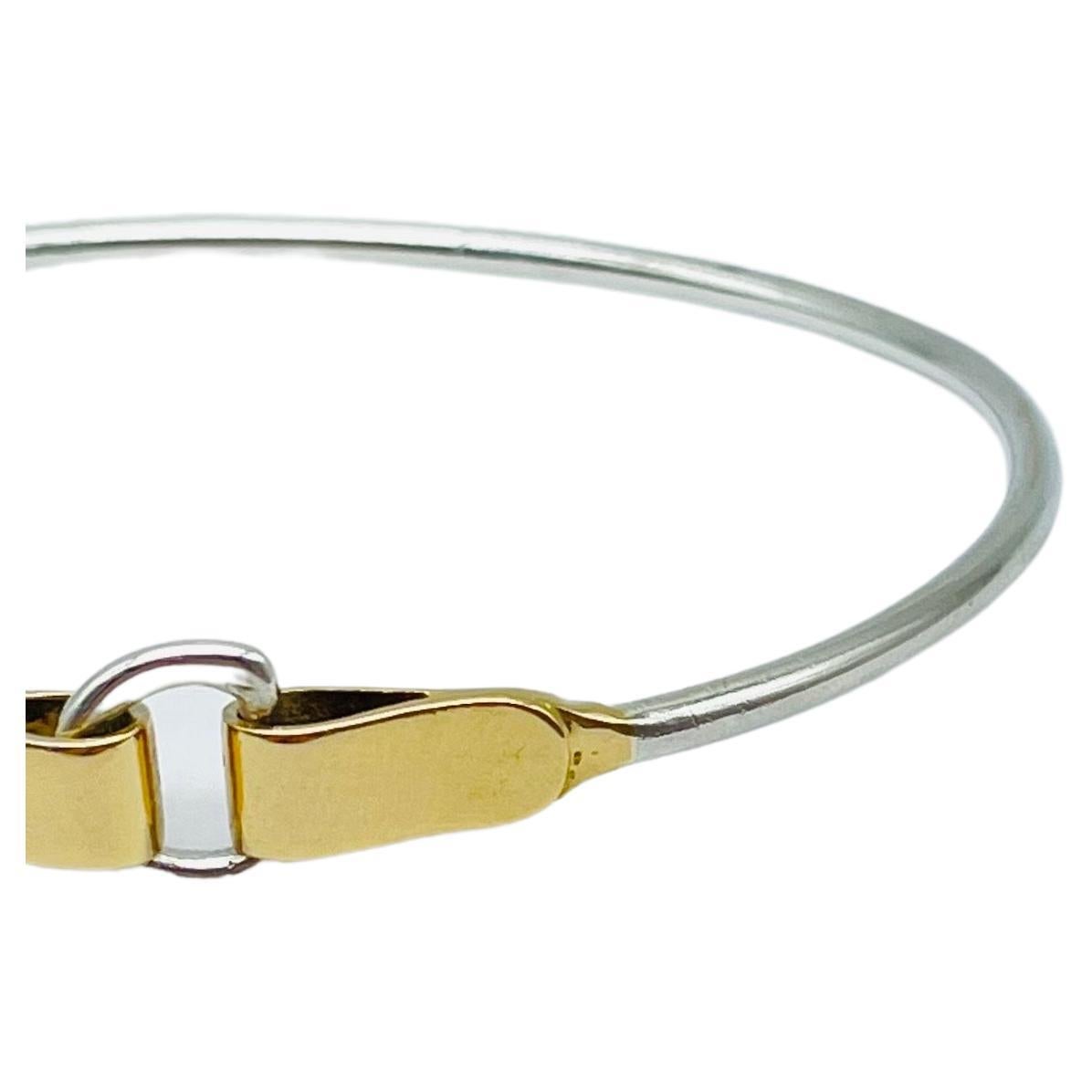 Bracelet vintage Hermes en ceinture optique Bon état - En vente à Berlin, BE