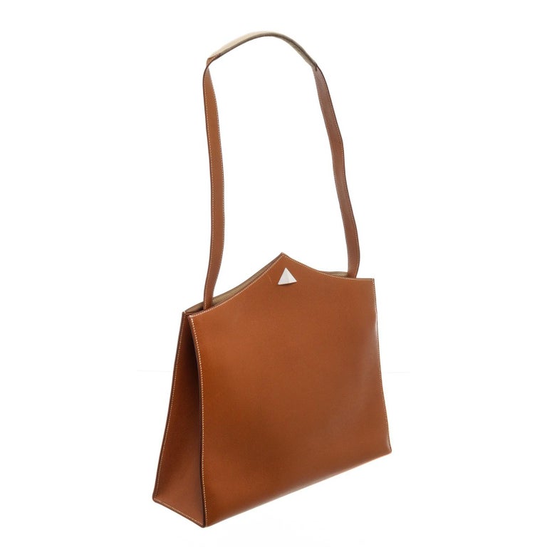 80s vintage HERMES tanned brown, courchevel leather chestnut color, sh –  eNdApPi ***where you can find your favorite designer  vintages..authentic, affordable, and lovable.