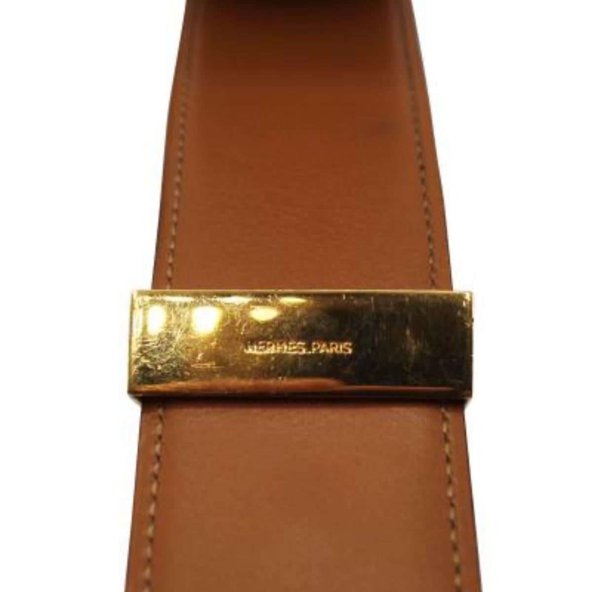 Hermes Vintage Burgundy Leather Medor Belt with Gold Hardware  In Excellent Condition In London, GB