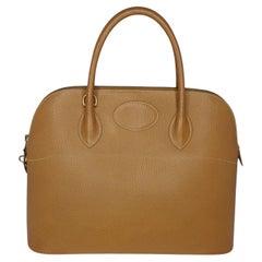 Bolso Hermès Vintage Caramelo Clemence Bolide 35