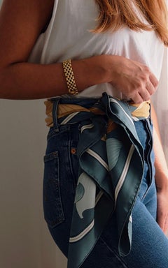 Hermès Vintage Carré “Fleurs de Lotus "