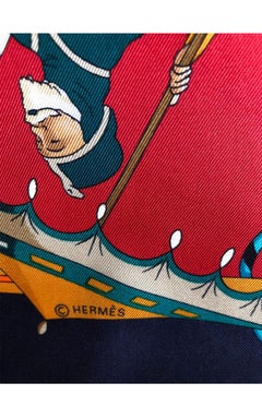 Hermès Vintage Carré  “Ombrelles et Parapluies " 1998