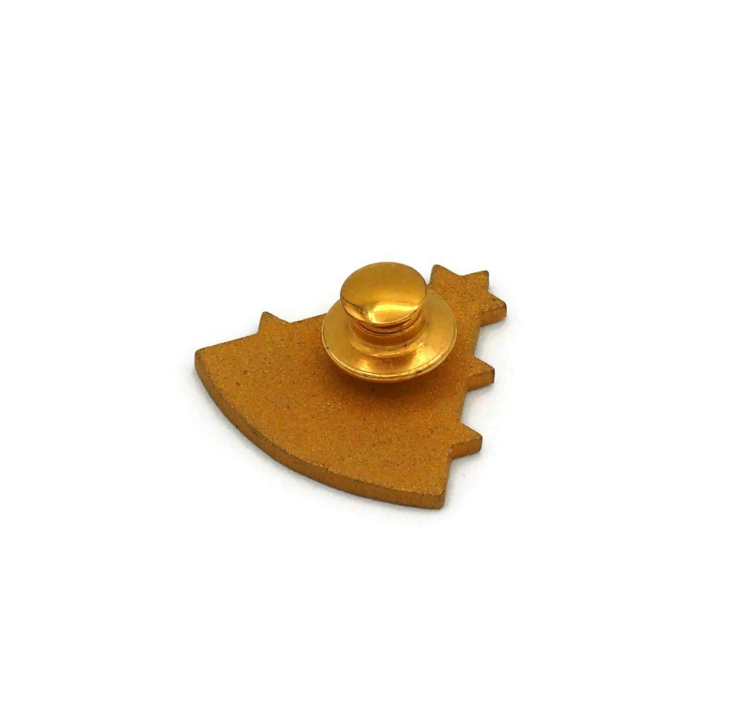 Women's or Men's HERMES Vintage Christmas Tree Pin Brooch, Limited Edition Noël 1999