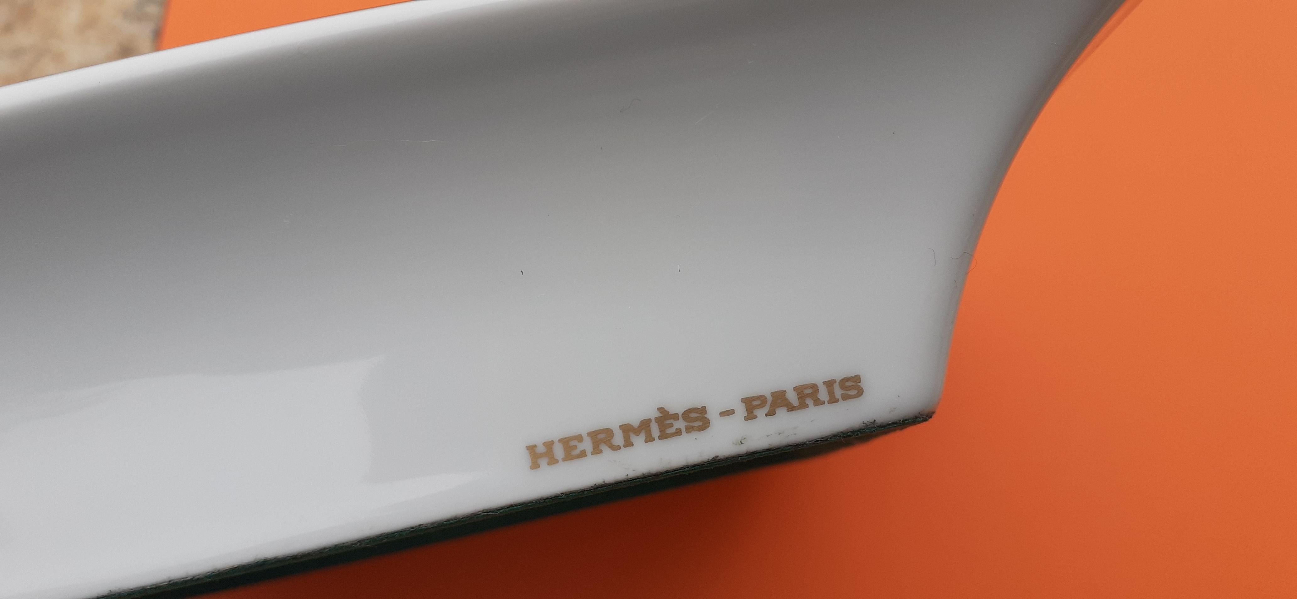 Hermès Vintage Cigar Ashtray Change Tray Hunting With Hounds in Porcelain im Angebot 8
