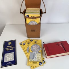 Hermes Vintage Circa 1959 Collectors Michelin Travel Map Case Holder
