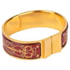 Hermès Vintage Cloisonnè Bangle Bracelet