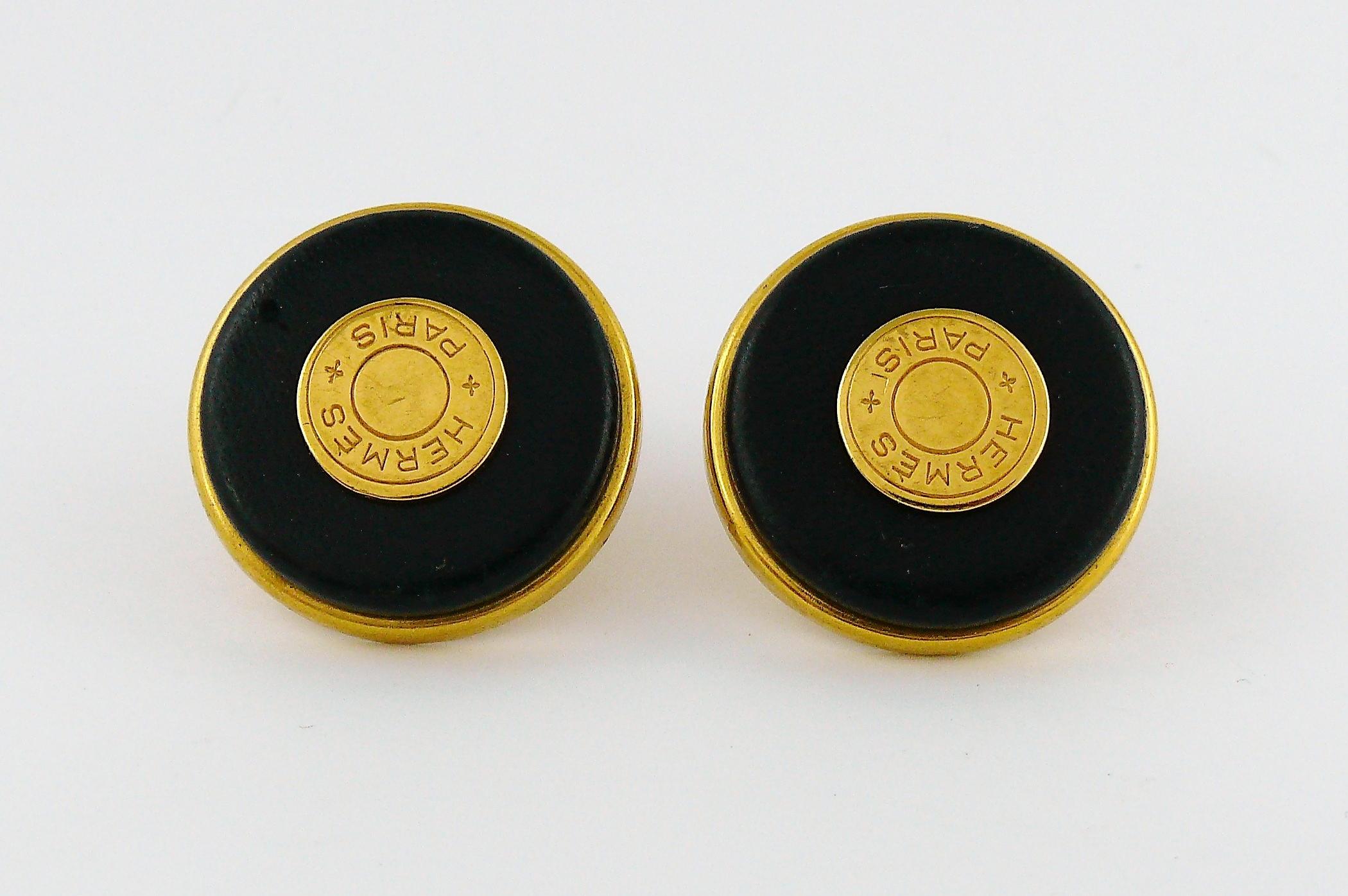 hermes vintage earrings