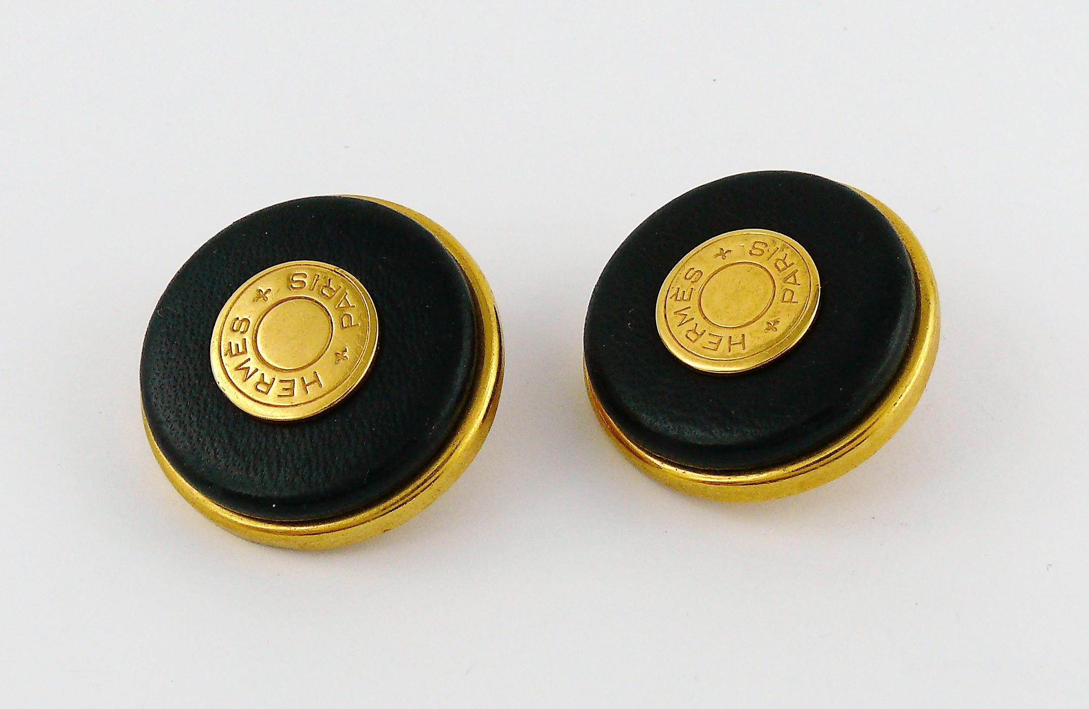 hermes clip on earrings
