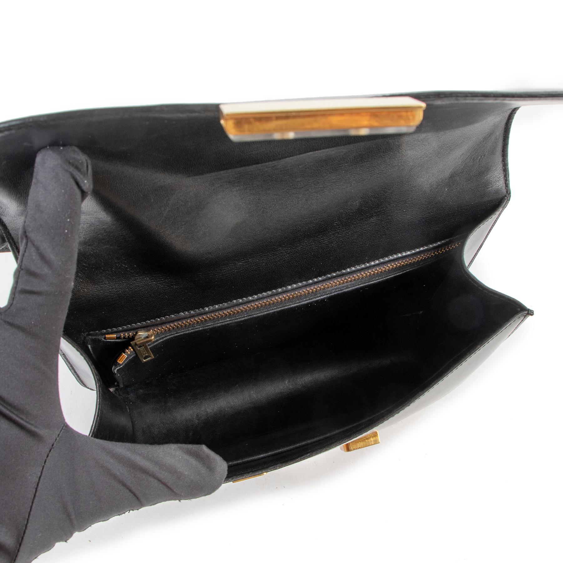 Hermès Vintage Constance 23 Black Box GHW In Excellent Condition For Sale In Antwerp, BE