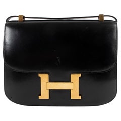 Hermes 1985 Constance 23 Rouge H Box Calf