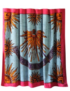 HERMÈS – Vintage-Strandtuch aus Baumwolle, 180 x 150 cm, Unisex, Frankreich, ca. 1990er Jahre