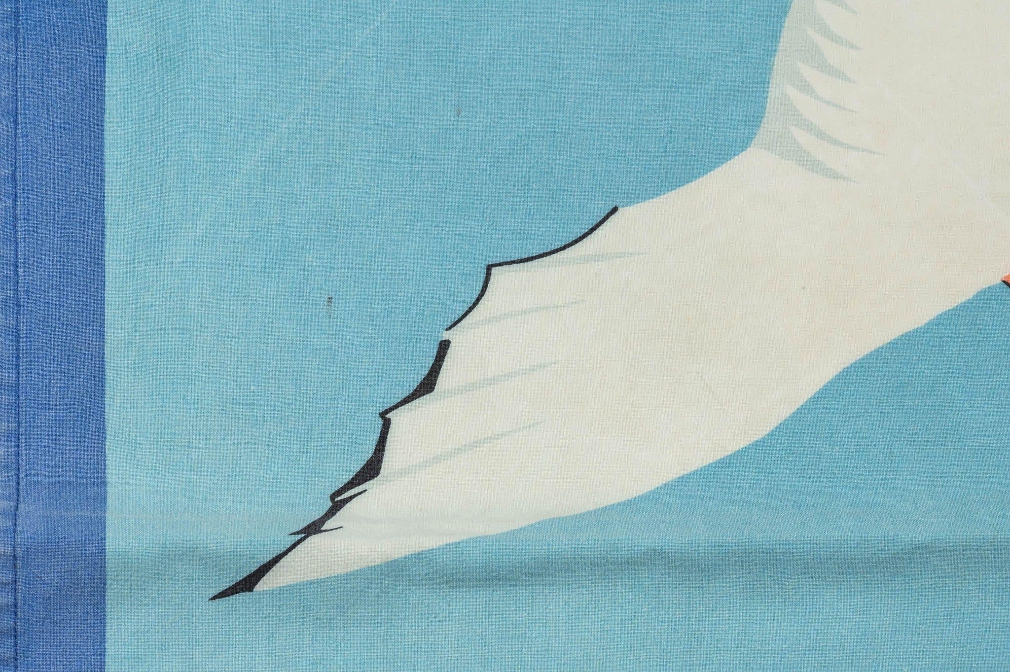 Hermès Vintage Cotton Seagulls Sarongs For Sale 1
