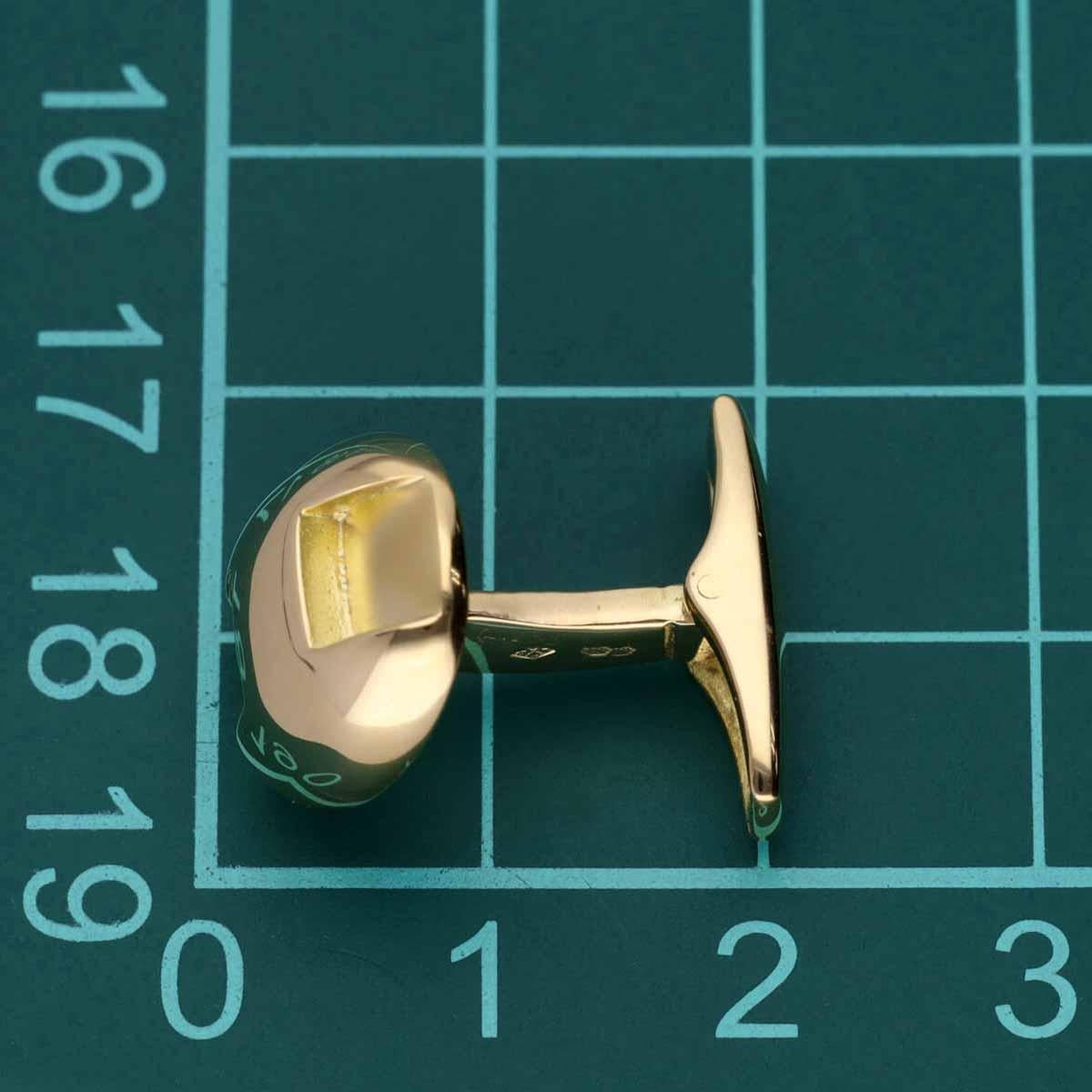 HERMES Gemelos Vintage PARIPA Oro Amarillo 18K en venta 2