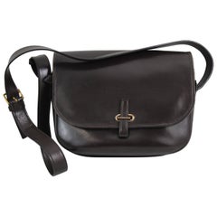 Hermes Vintage Dark Brown Balle de Golf Big Size Shoulder Bag