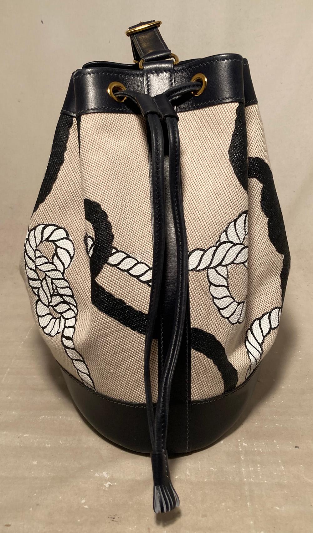 bucket painted bag