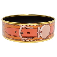 Hermes Vintage Enamel Buckle Bracelet