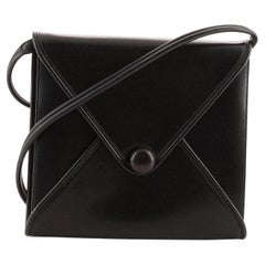Hermes Vintage Envelope Flap Shoulder Bag Box Calf