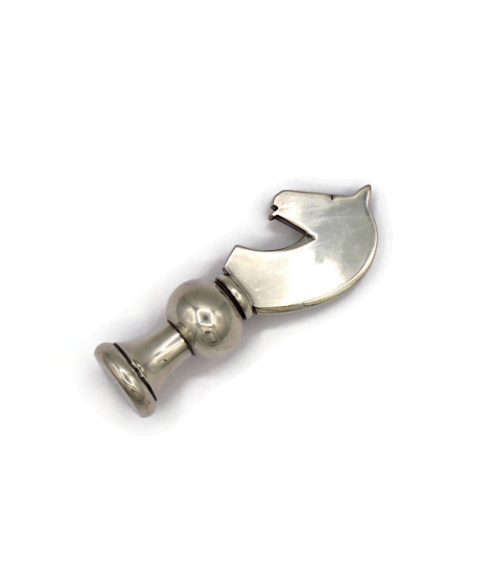 HERMES Vintage Equestrian Bottle Opener Paper Weight For Sale 4