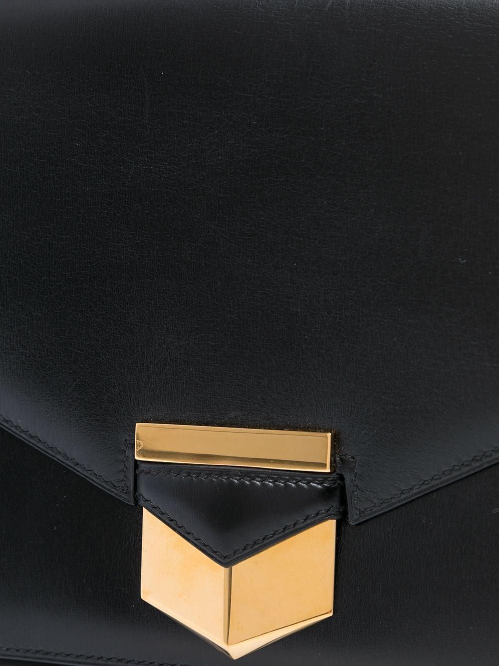 Black Hermès Vintage Faco Clutch