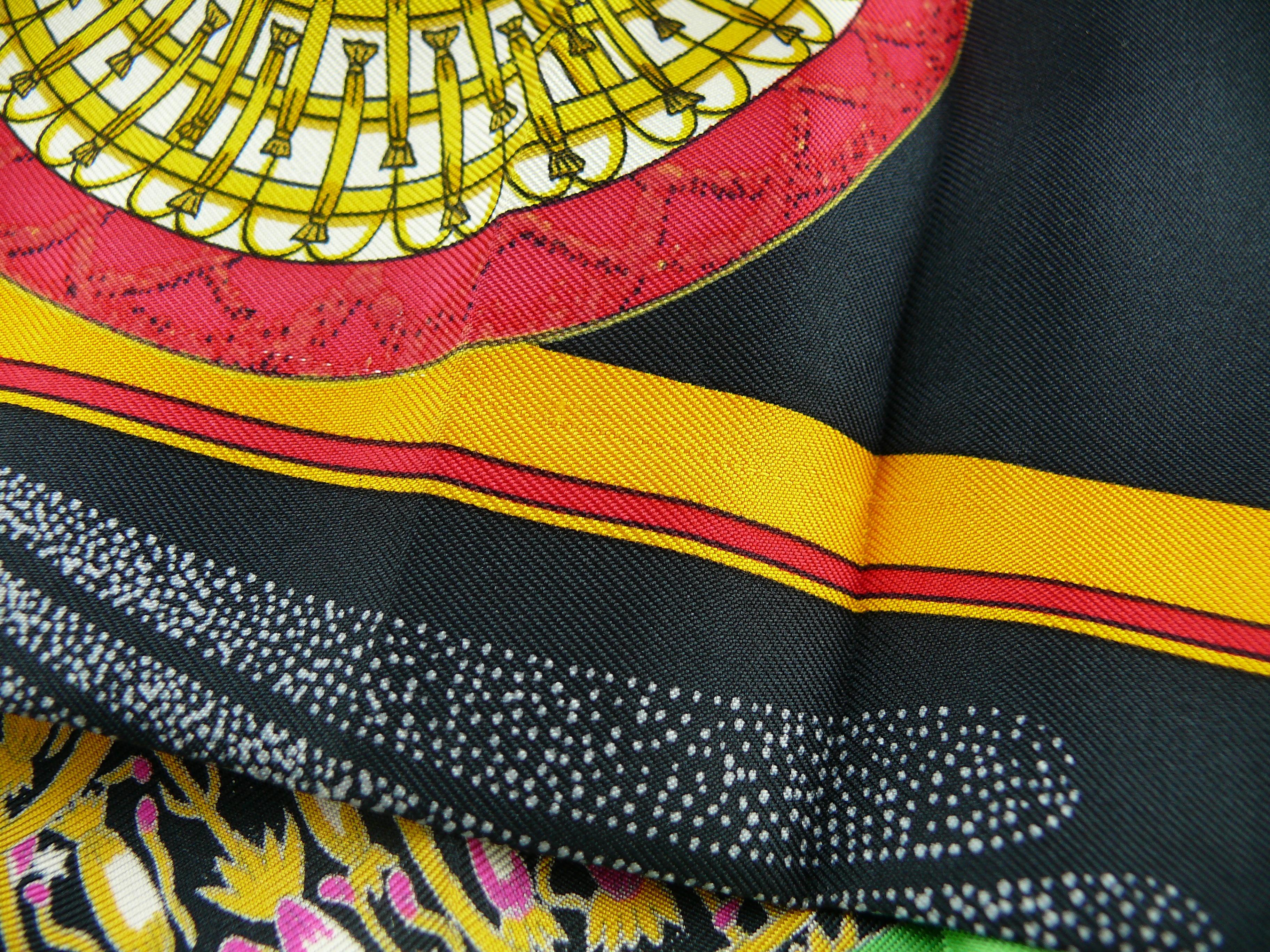 Hermes Vintage Feux d'Artifice 150th Anniversary Pleated Silk Skirt For Sale 12