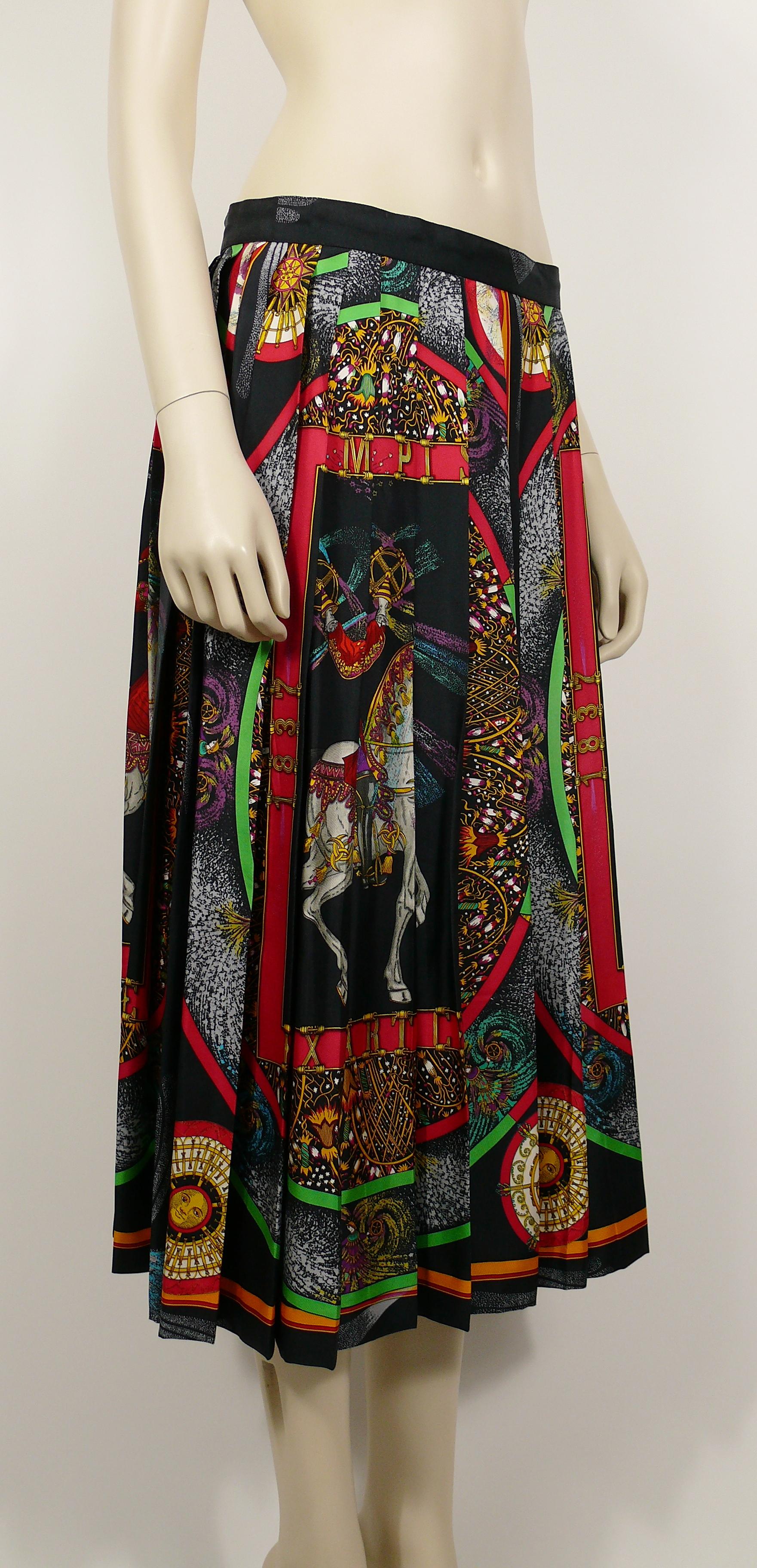 vintage silk skirt