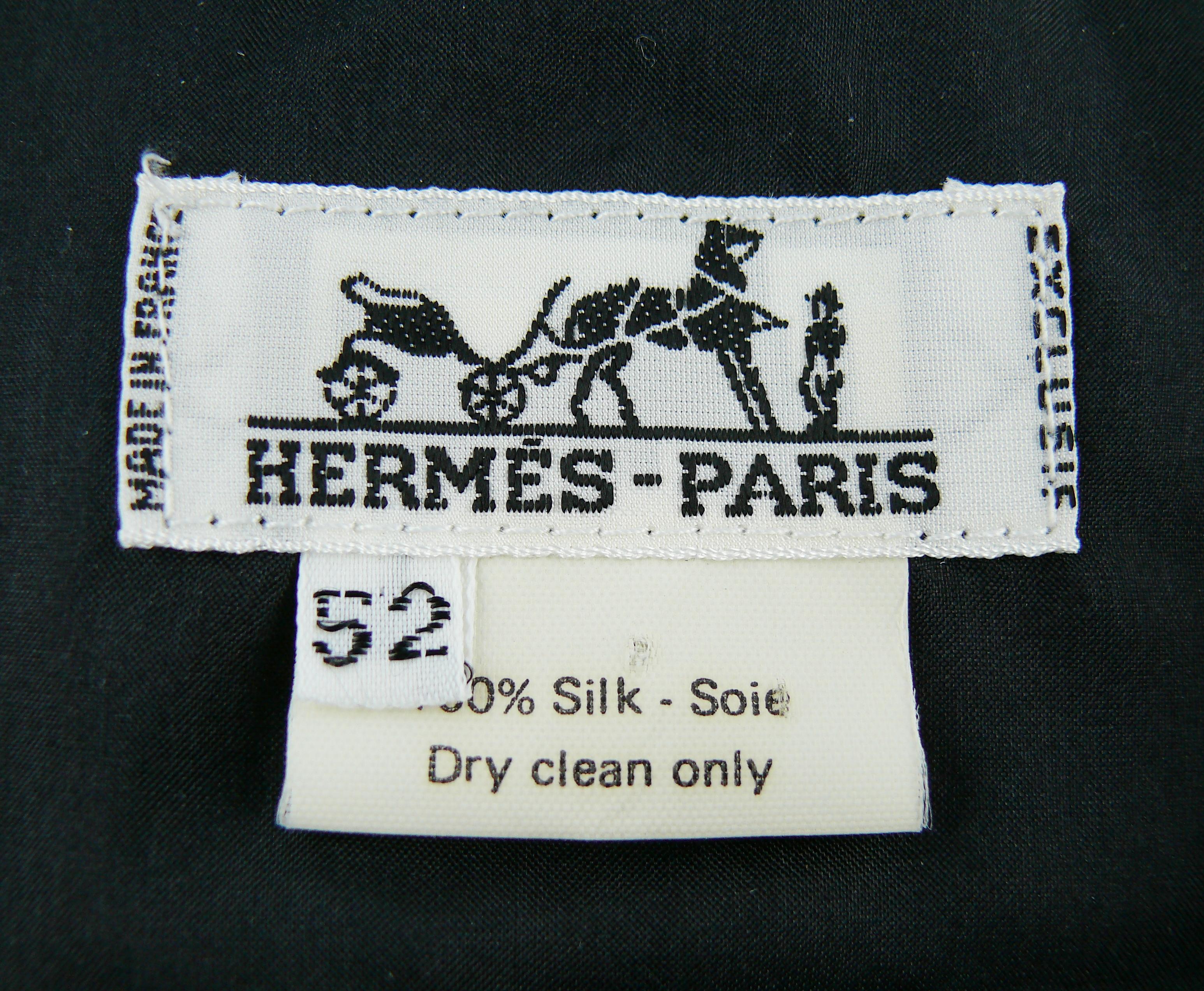 Hermes Vintage Feux d'Artifice 150th Anniversary Silk Vest For Sale 9
