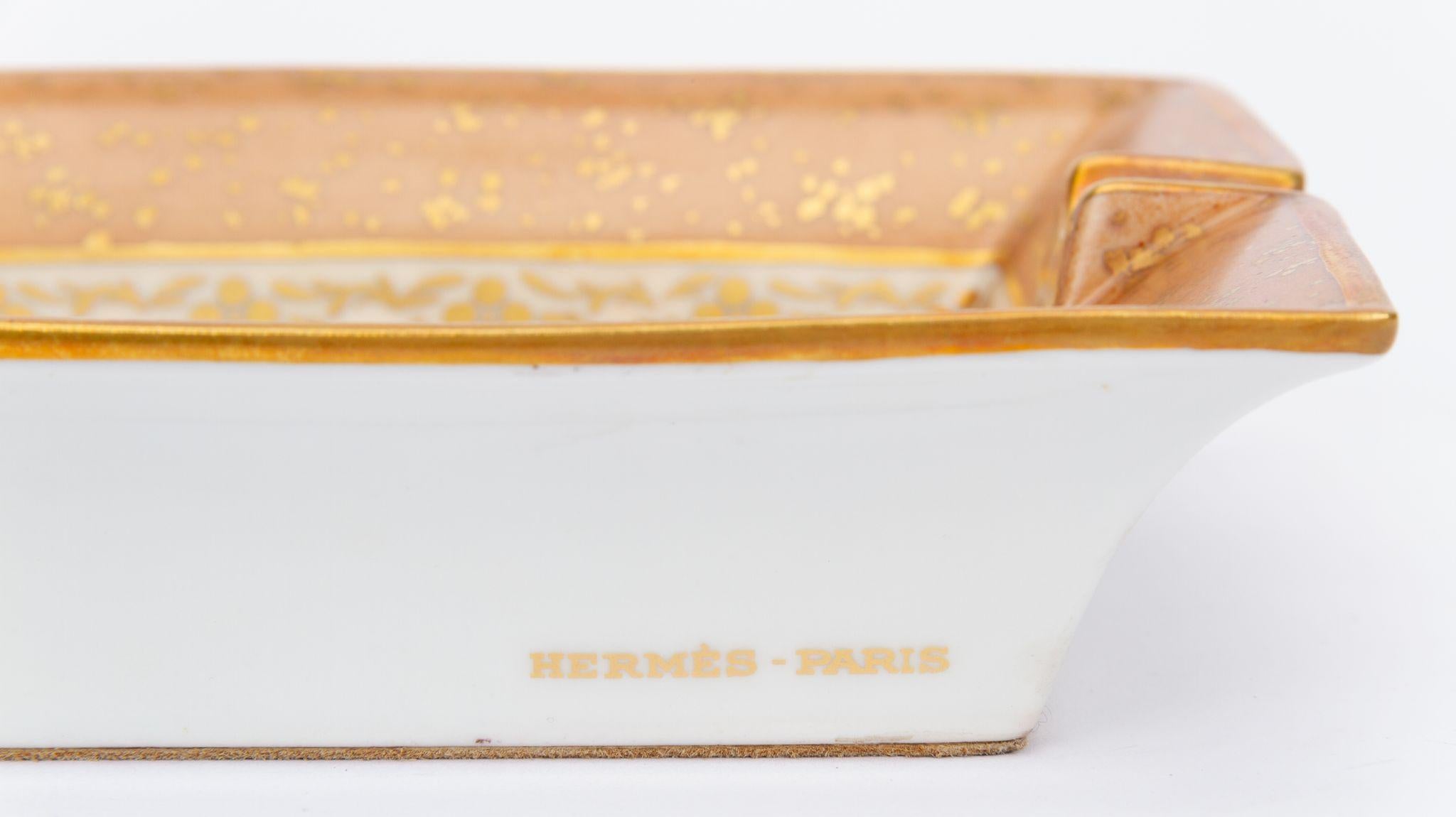 Hermès Vintage Flower Ashtray For Sale 1