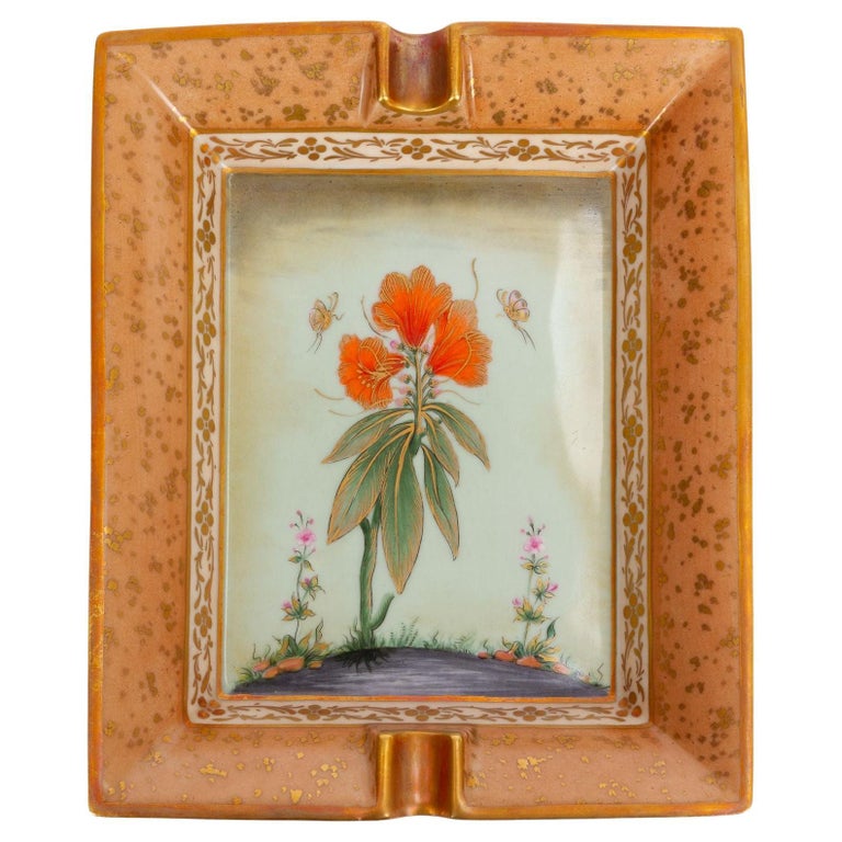 Hermès Vintage Flower Ashtray For Sale at 1stDibs