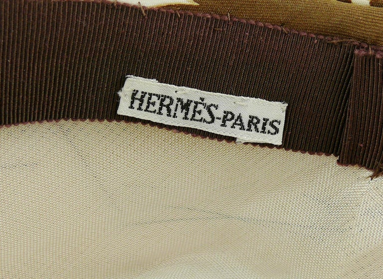 Hermes Vintage Flowers and Birds Silk Turban Hat at 1stDibs | hermes turban