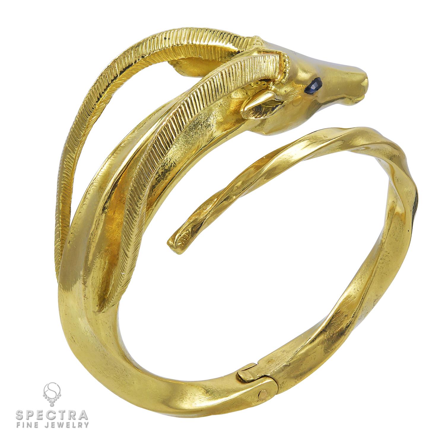 Hermès Vintage ''Capricorn'' Bangle Pour femmes en vente