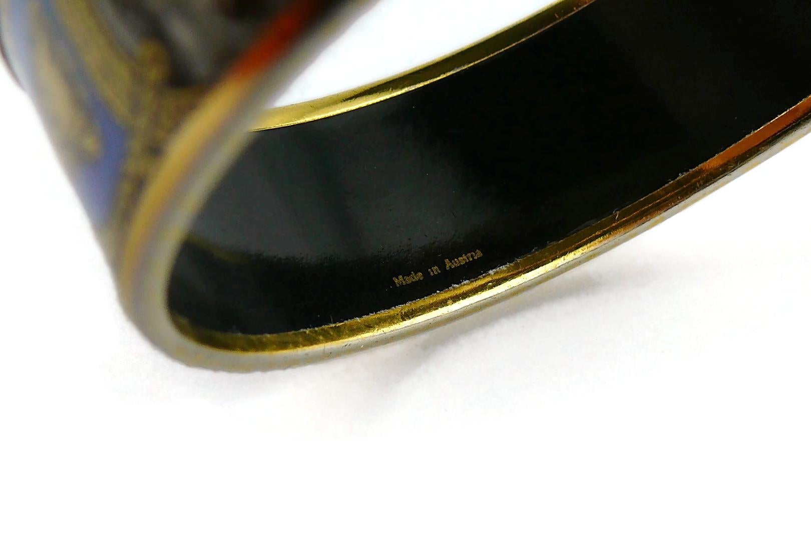 Hermes Vintage Grand Apparat Enamel Bracelet 3